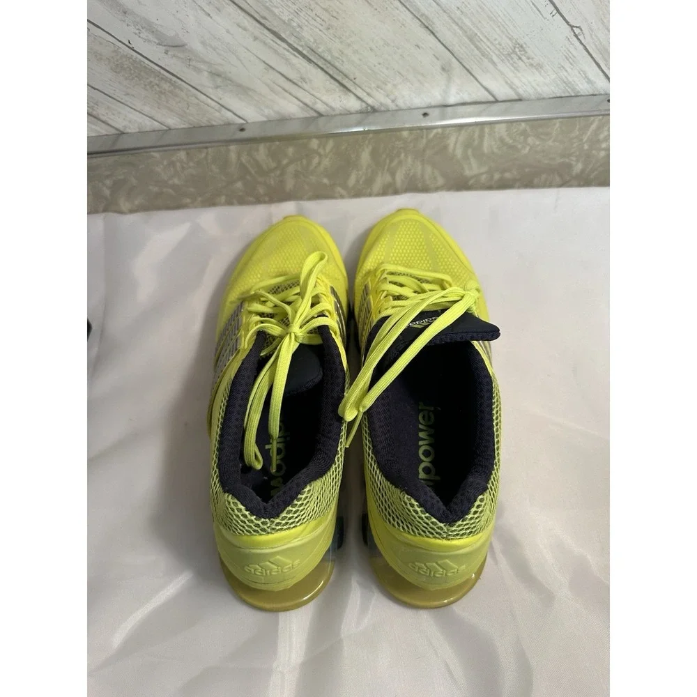 Adidas Springblade Ignite Mens Shoes 10 Neon Yellow Black Shoes LIGHT DAMAGED